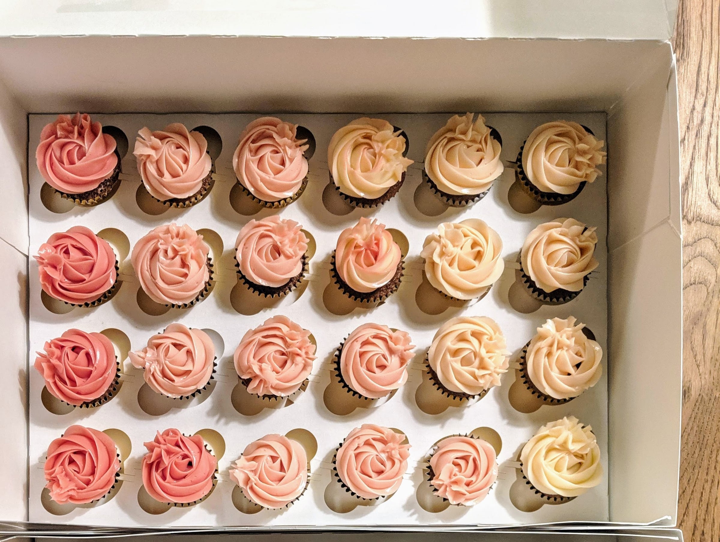 Sweet Diplomacy Gluten-Free Mini Ombre Cupcakes | Sweet Diplomacy®  Gluten-Free Bakery with Dairy-Free, Vegan Options Nationwide Shipping, image size:2400x1807