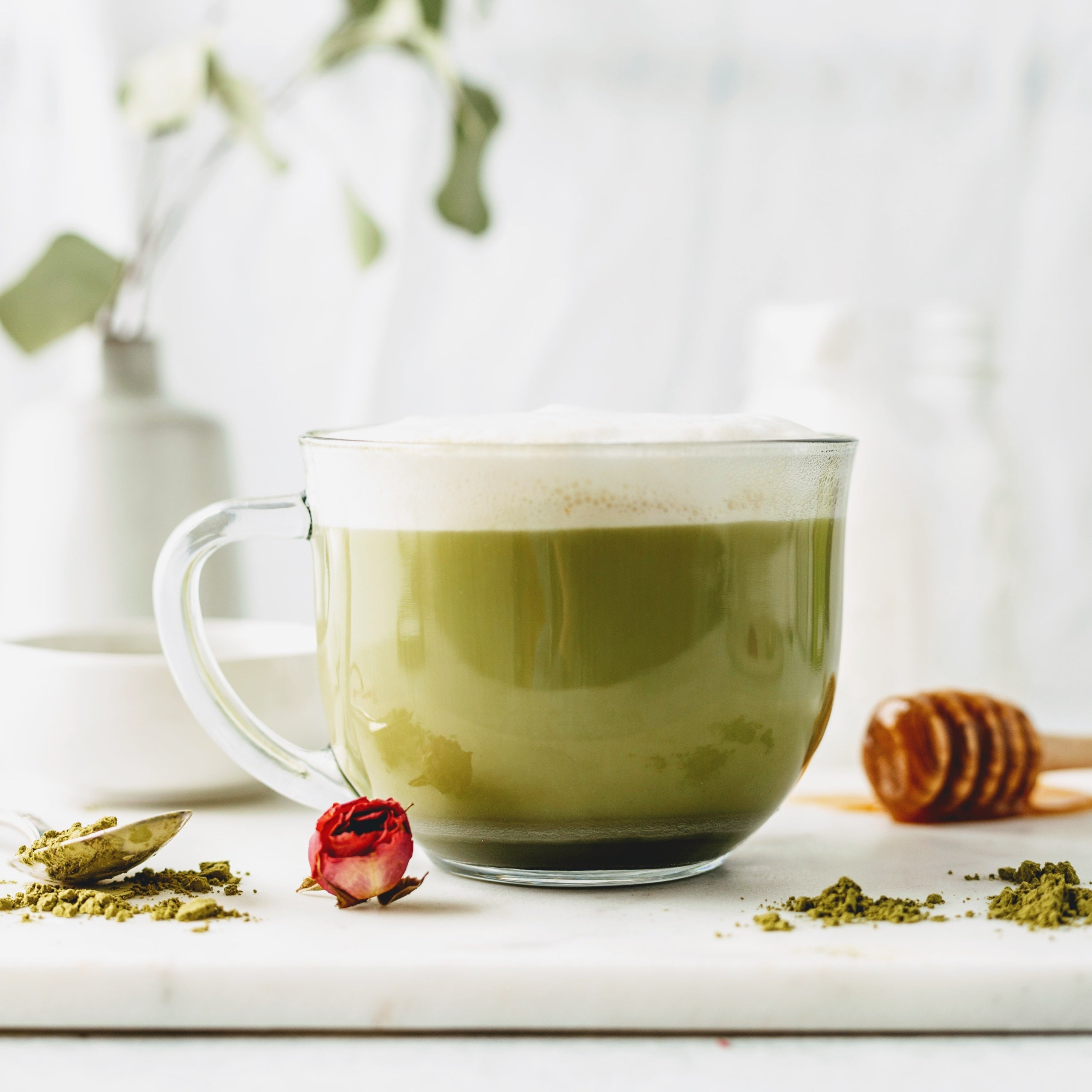 Matcha Latte, Organic & HandWhisked (Hot) Sweet Diplomacy® Gluten
